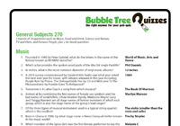 General Subjects 270 General Subjects 270